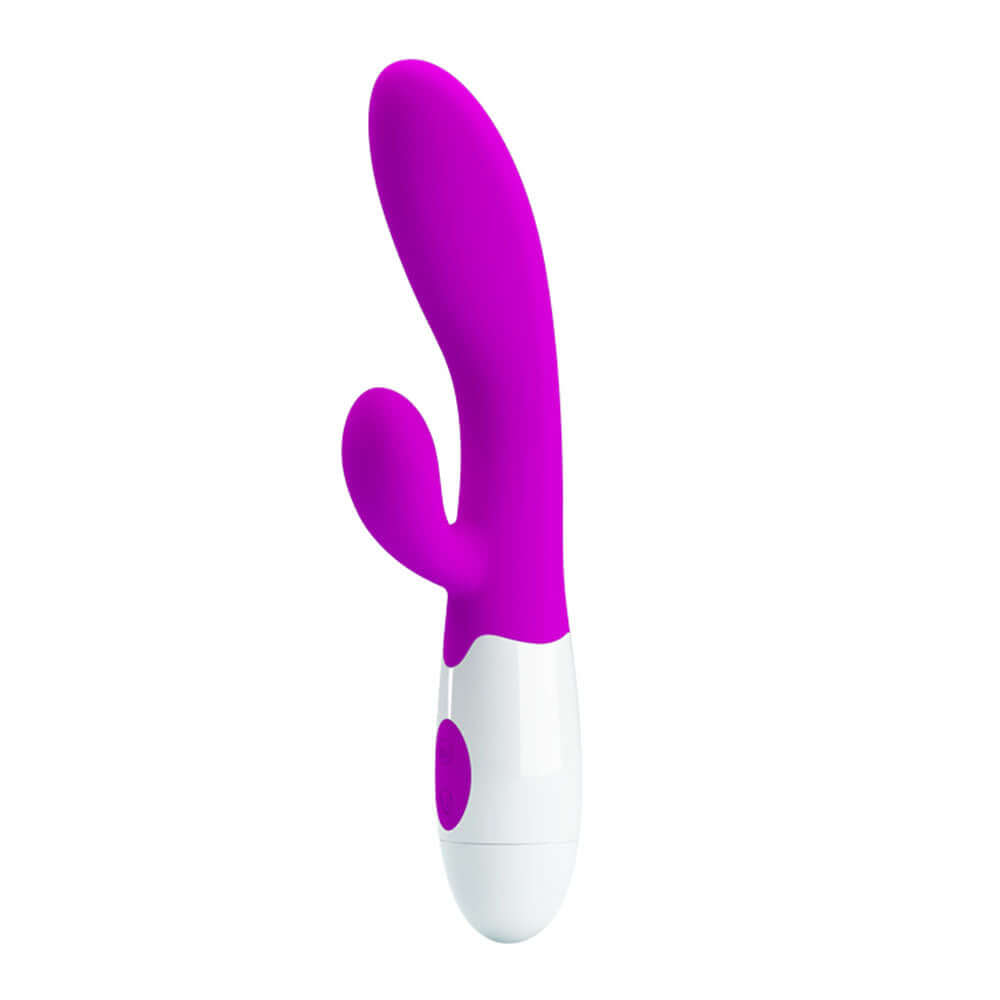 Pretty Love Alvis Vibrator 30 Function Purple for dual stimulation and comfort, designed for pleasure.