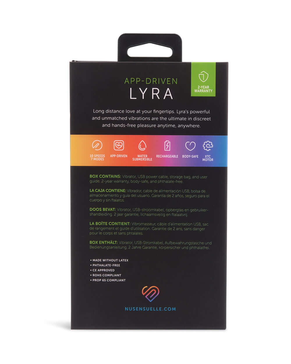 Nu Sensuelle Lyra Panty Vibe App Driven - Magenta-2