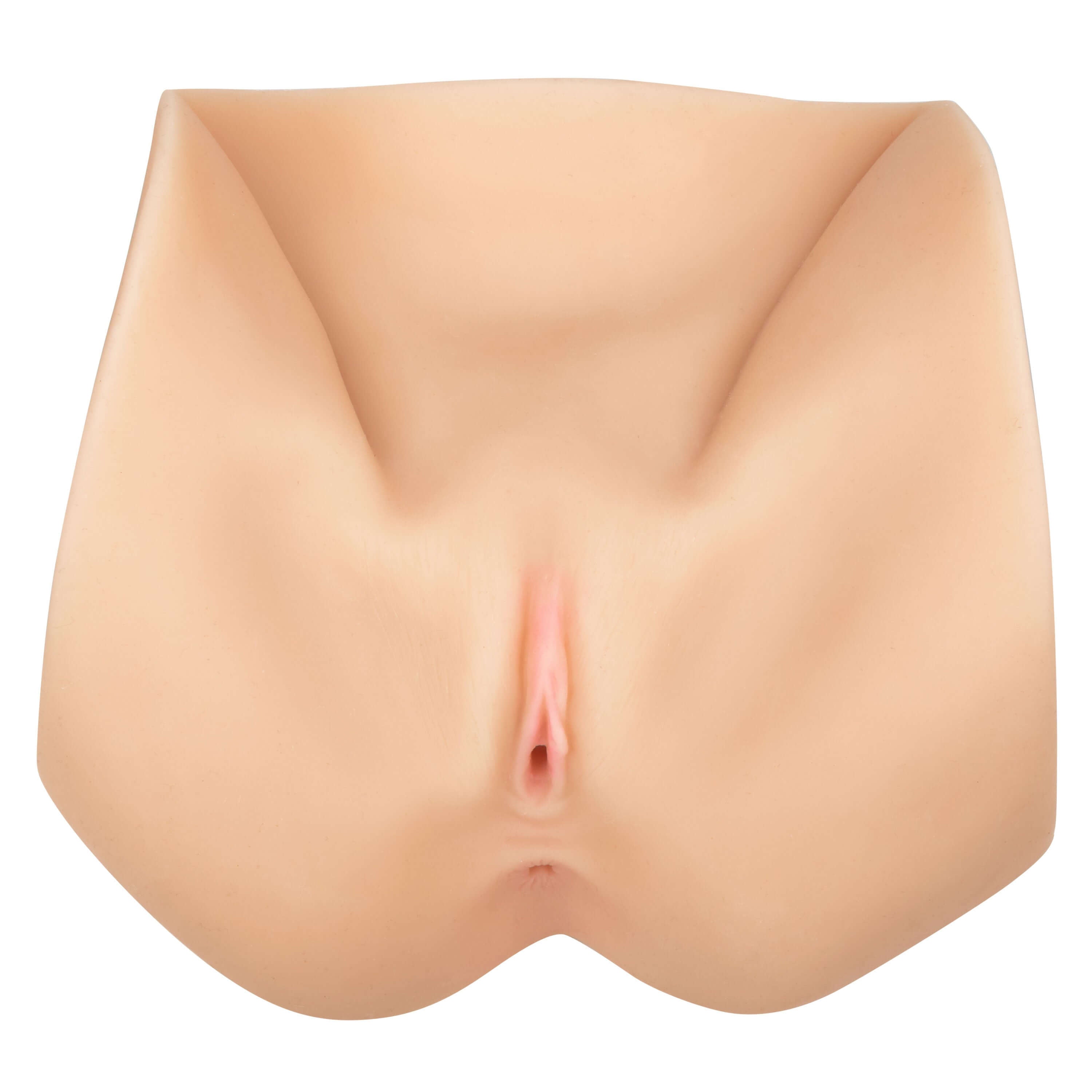 Stroke It Life-Size Pussy Masturbator Ivory showing ultra-realistic lifelike texture and design.