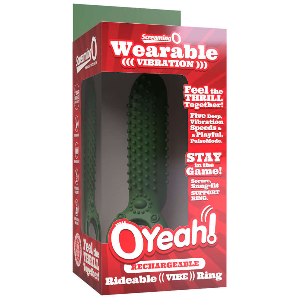 Rechargeable O Yeah Silicone - Green-3