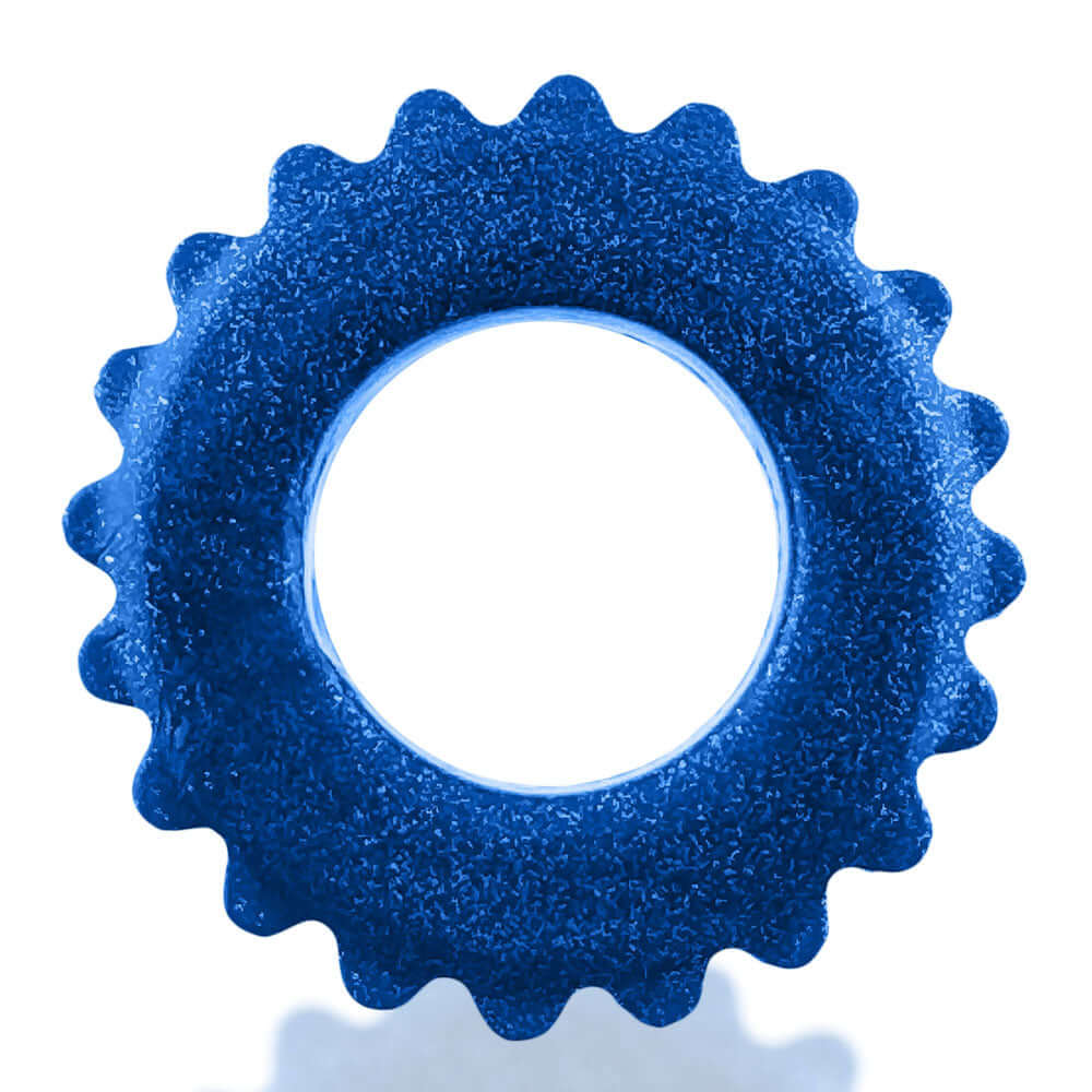 Plushy Single Ring - Blue Fire-2