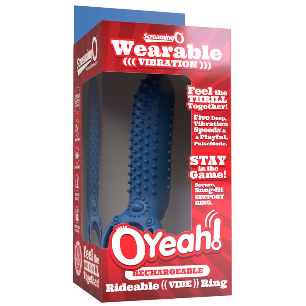 Rechargeable O Yeah Silicone - Blue-4