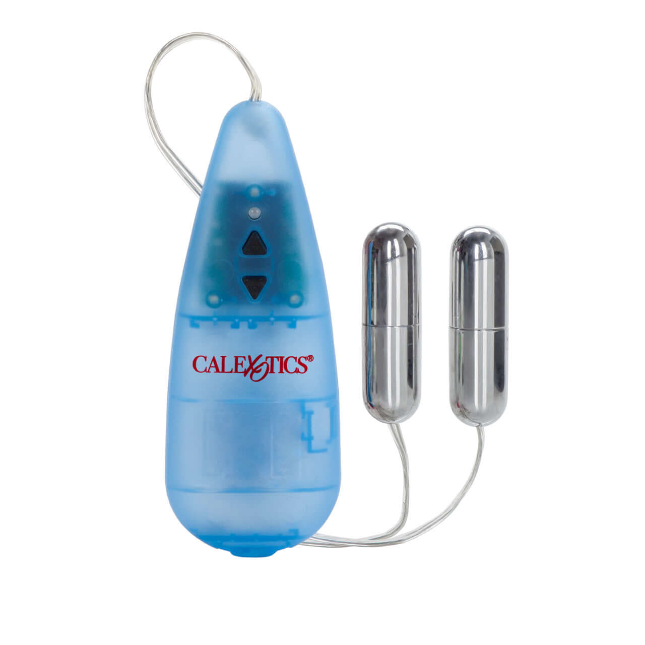 Pocket Exotics Impulse Slim Twin Bullets personal massager with sleek bullet stimulators and remote.