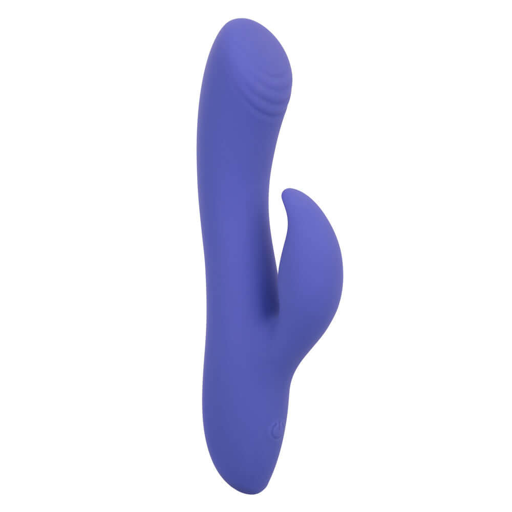 Calexotics Connect Dual Stimulator in periwinkle, featuring a modern design with dual motors for versatile and innovative intimate play.