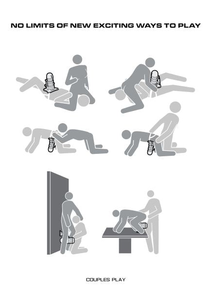 No limits of new exciting ways to play with Maxtasy Stroke Master Automatic Male Stroker Nude for couples.