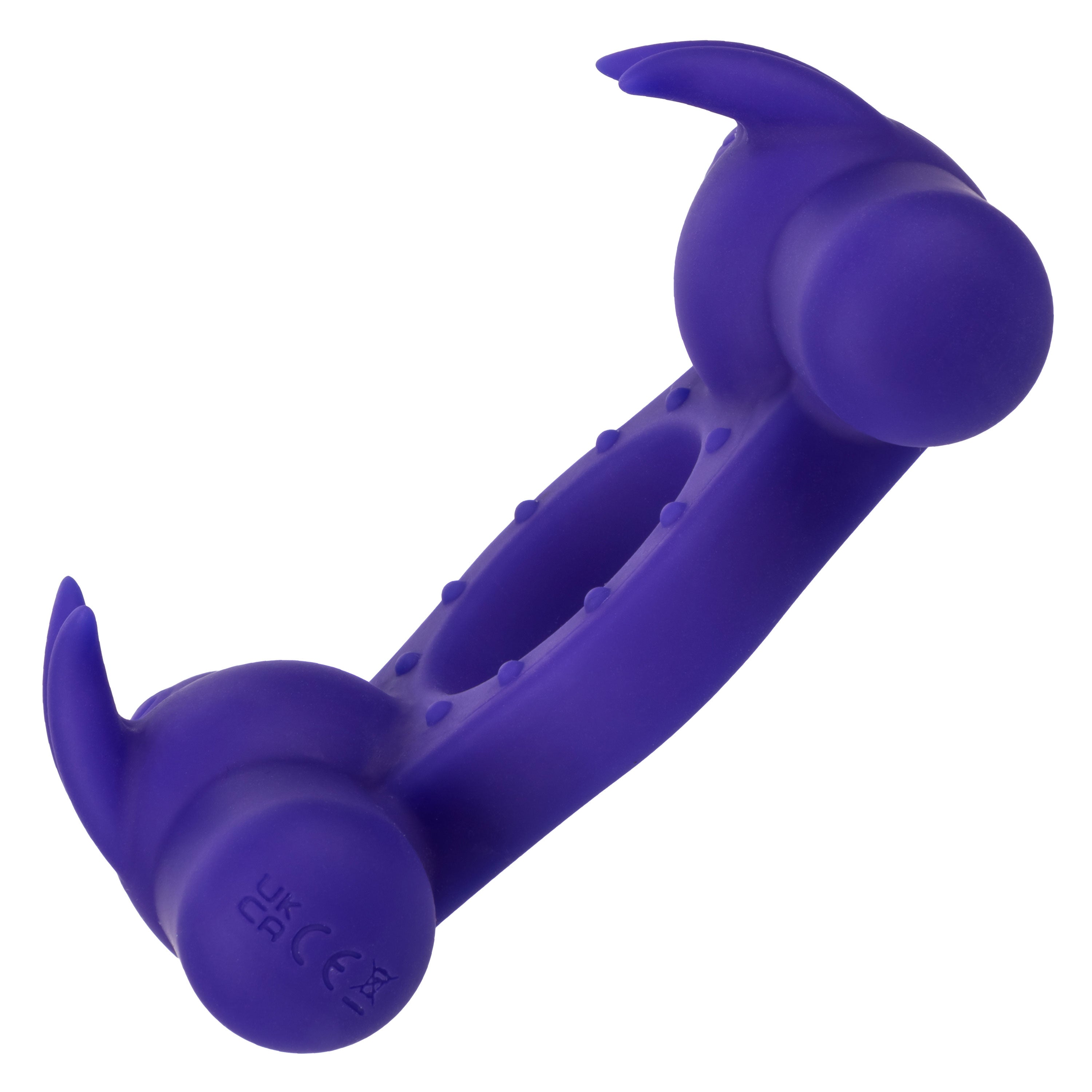 Silicone Rechargeable Triple Orgasm Enhancer - Purple-11