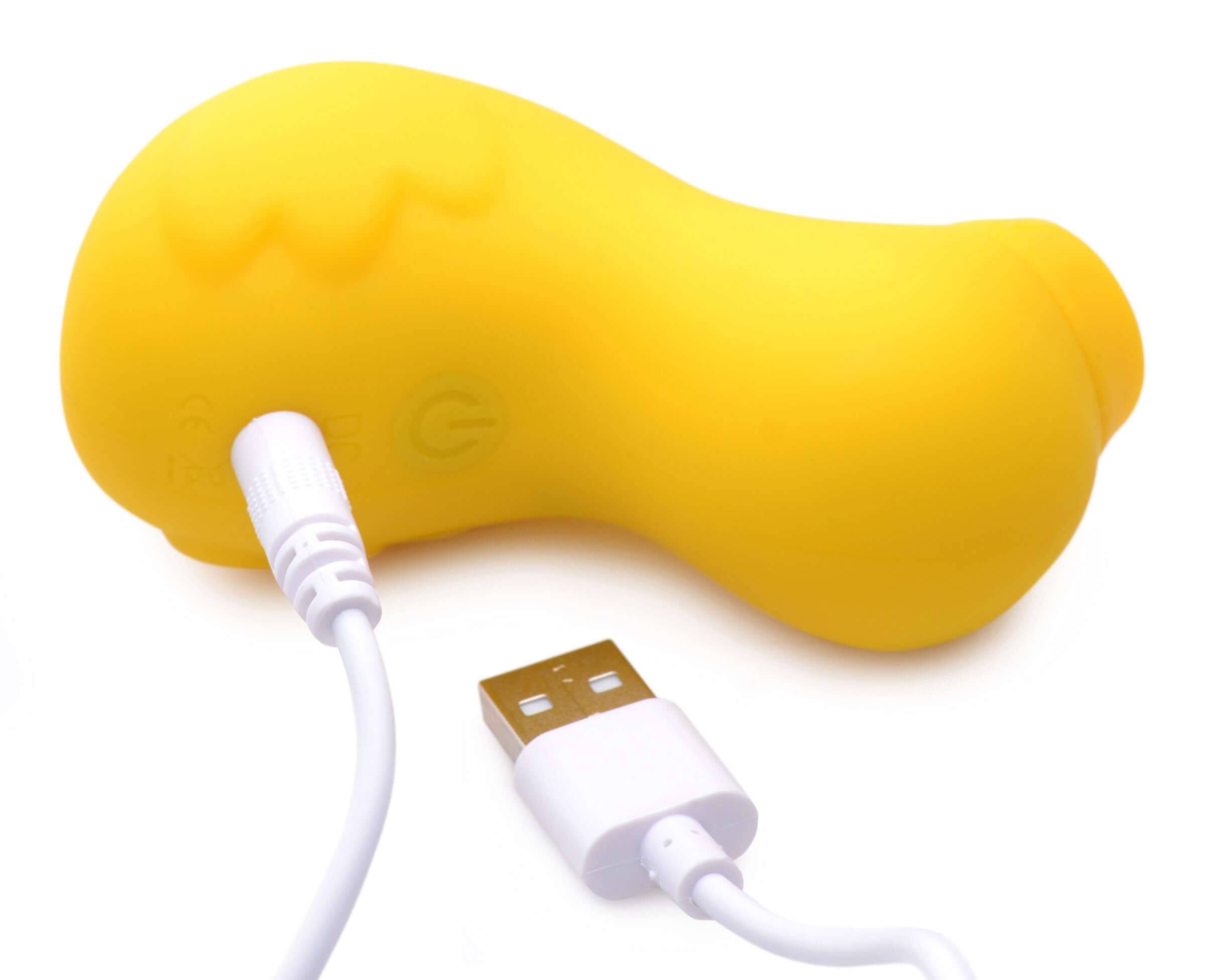 Sucky Ducky Silicone Clitoral Stimulator - Yellow-2