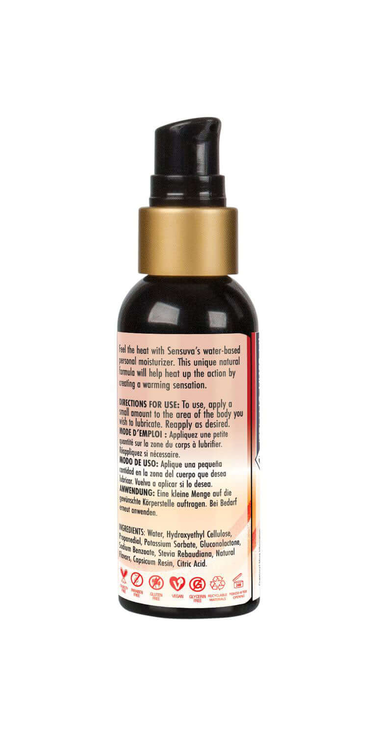 Heat Wave Natural Water-Based Warming Lubricant 2oz-1