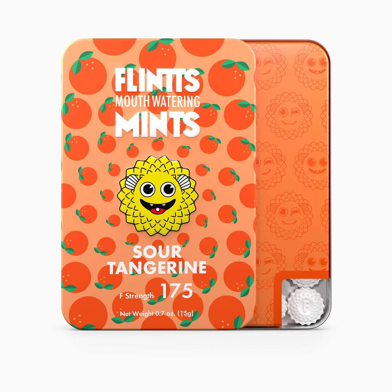 Flintts Mouth Watering Mints Sour Tangerine - F-Strength 175-0