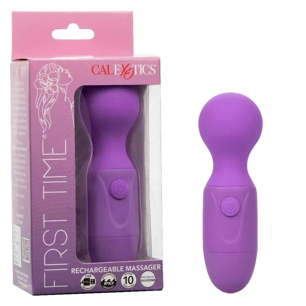 First Time Rechargeable Massager - Purple-4