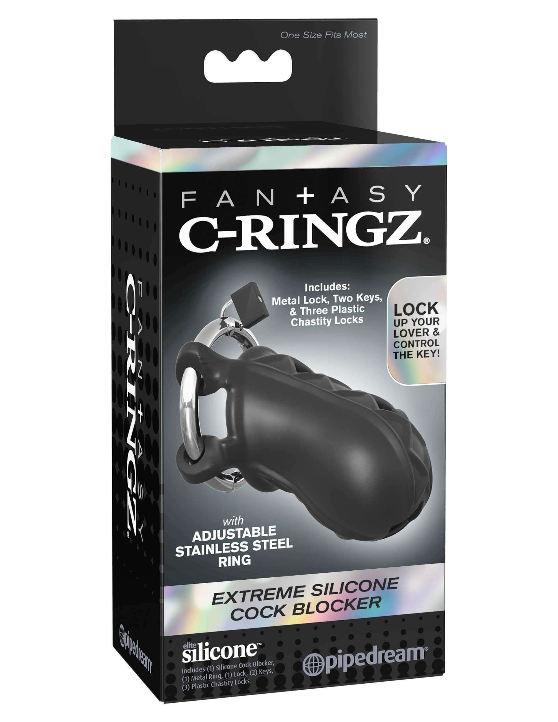 Fantasy C-Ringz Extreme Silicone Cock Blocker-7