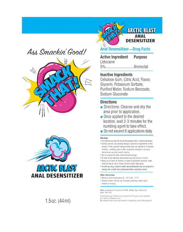 Smack That Anal Desensitizer Arctic Blast 1.5 Oz-1