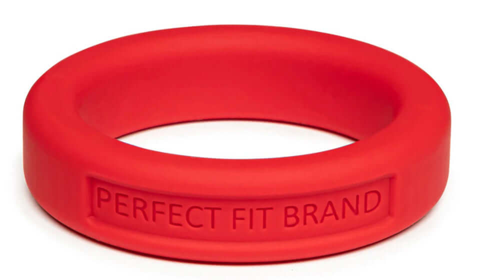 Image of Perfect Fit Hefty Ring 1.75 inch Silicone Red, designed for enhanced performance and comfort.