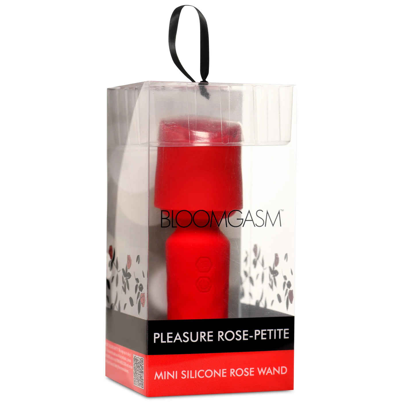 Pleasure Rose-Petite Mini Silicone Rose Wand - Red-1