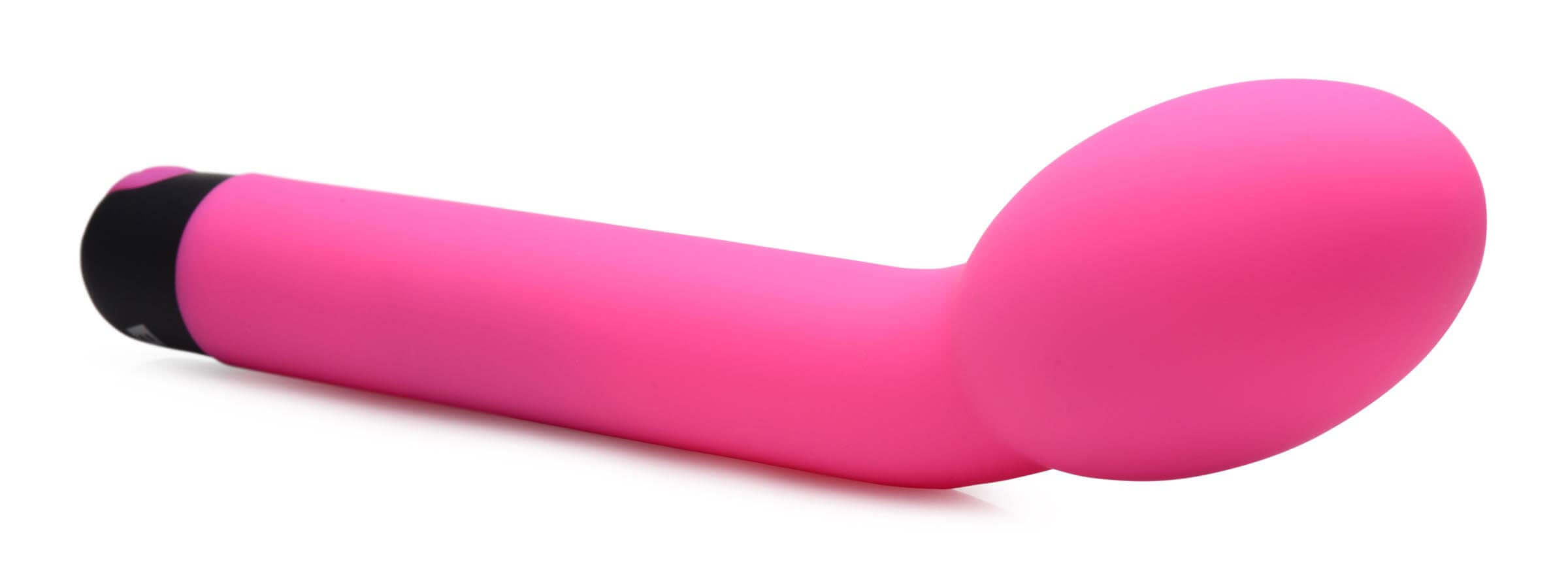 Bang 10X Rechargeable Silicone G-Spot Vibrator Pink on a white background, featuring an ergonomic design for targeted stimulation.