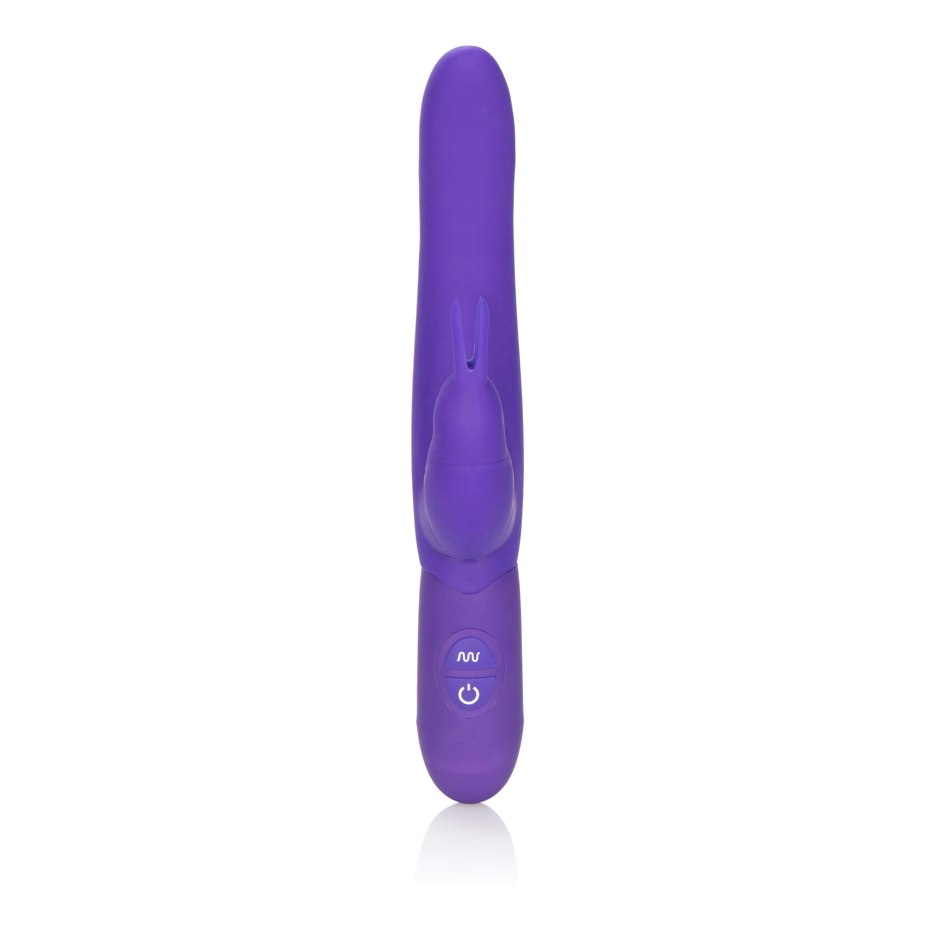 Posh 10-Function Silicone Bounding Bunny Vibrator Purple - luxurious vibrator for refined pleasure.
