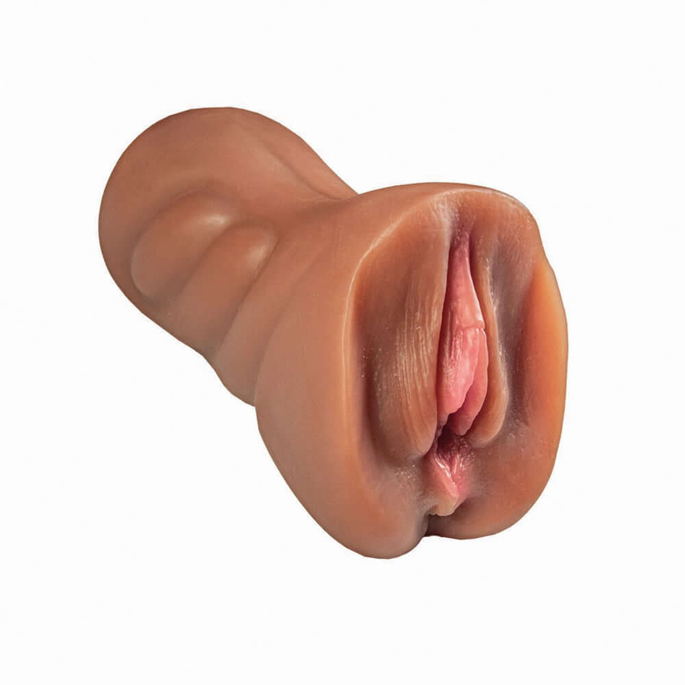 Always Horny My College Lover Evelyn Stroker Brown dual-entry masturbator designed for customizable sensations.