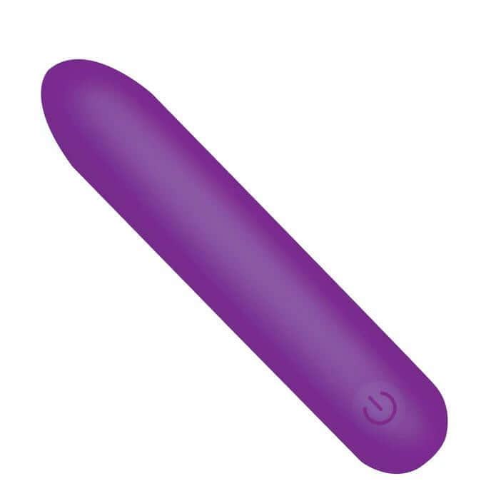 Tapered Flexible Silicone Bullet - Purple-0