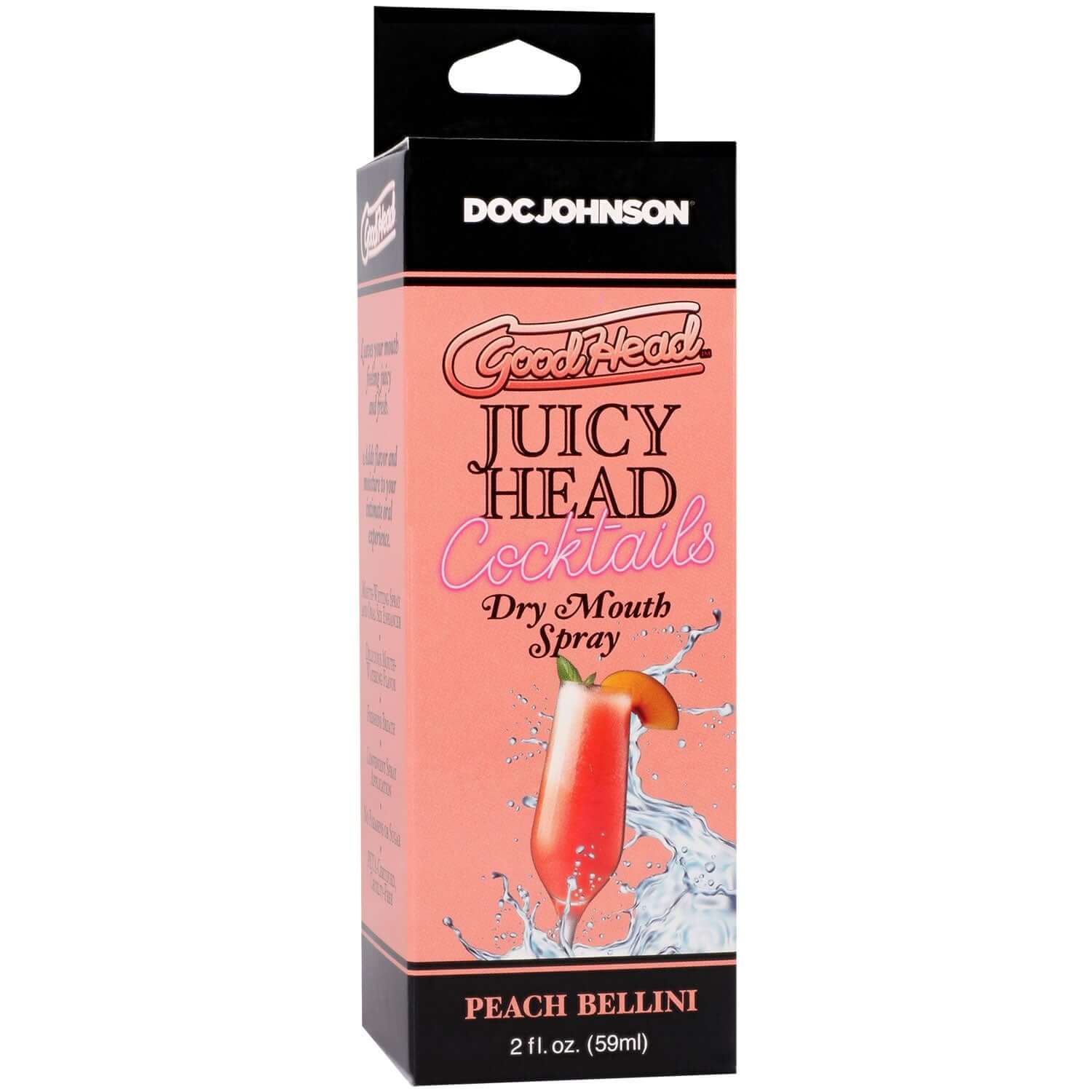 Goodhead - Juicy Head - Cocktails Dry Mouth Spray Peach Bellini - 2oz-0