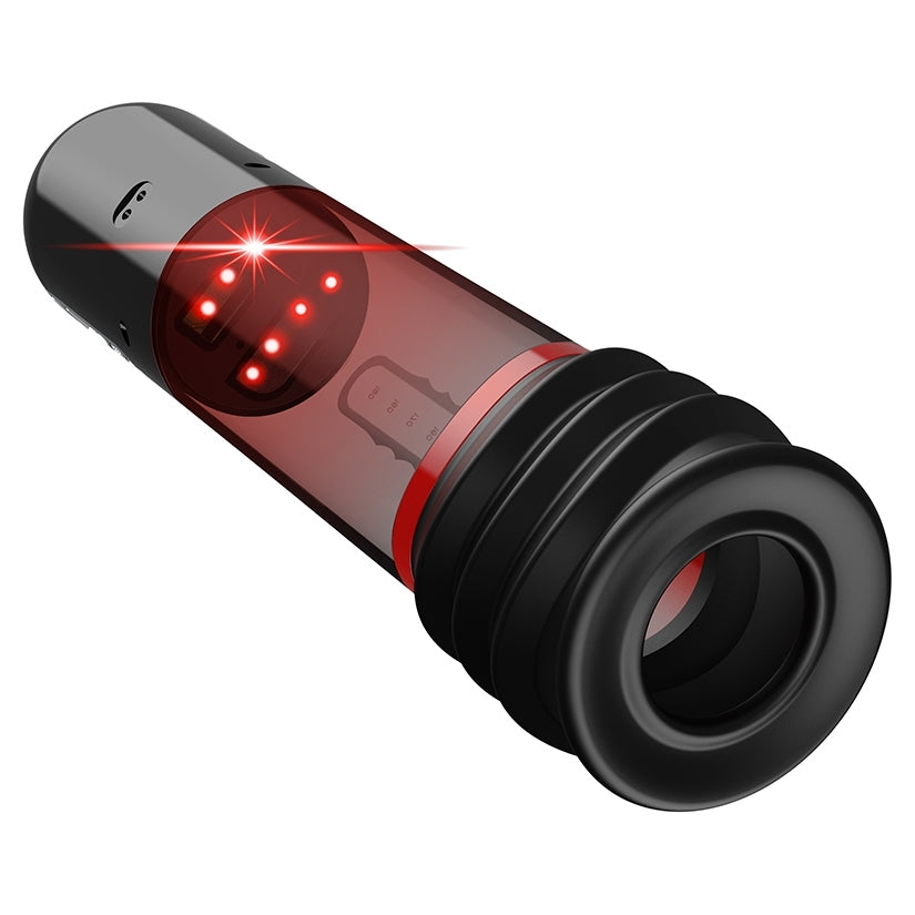 Peak Performa ISP 90 Infrared Red Light Therapy Pump Red showing advanced vacuum technology and infrared red light.