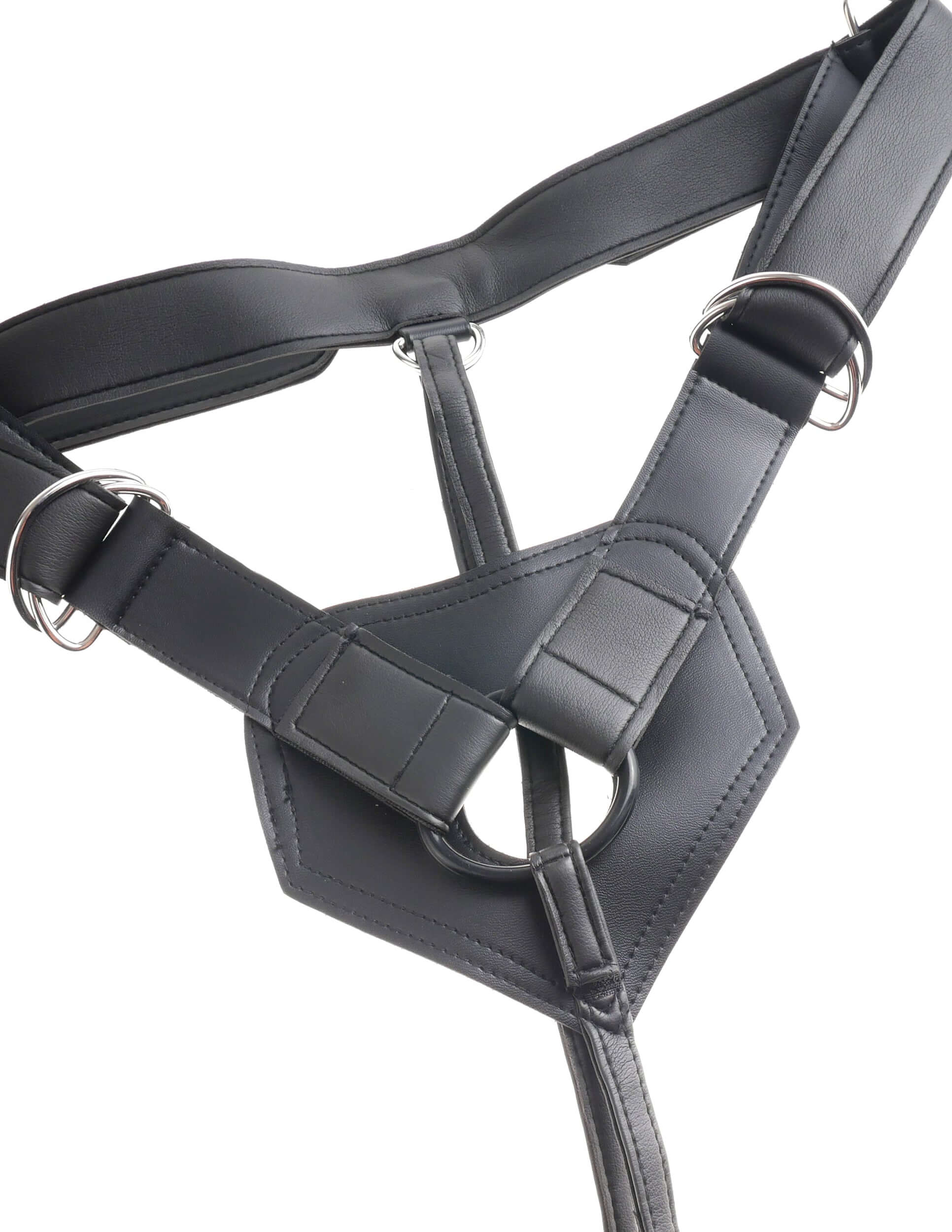 King Cock Strap on Harness With 6 Inch Cock - Tan-5