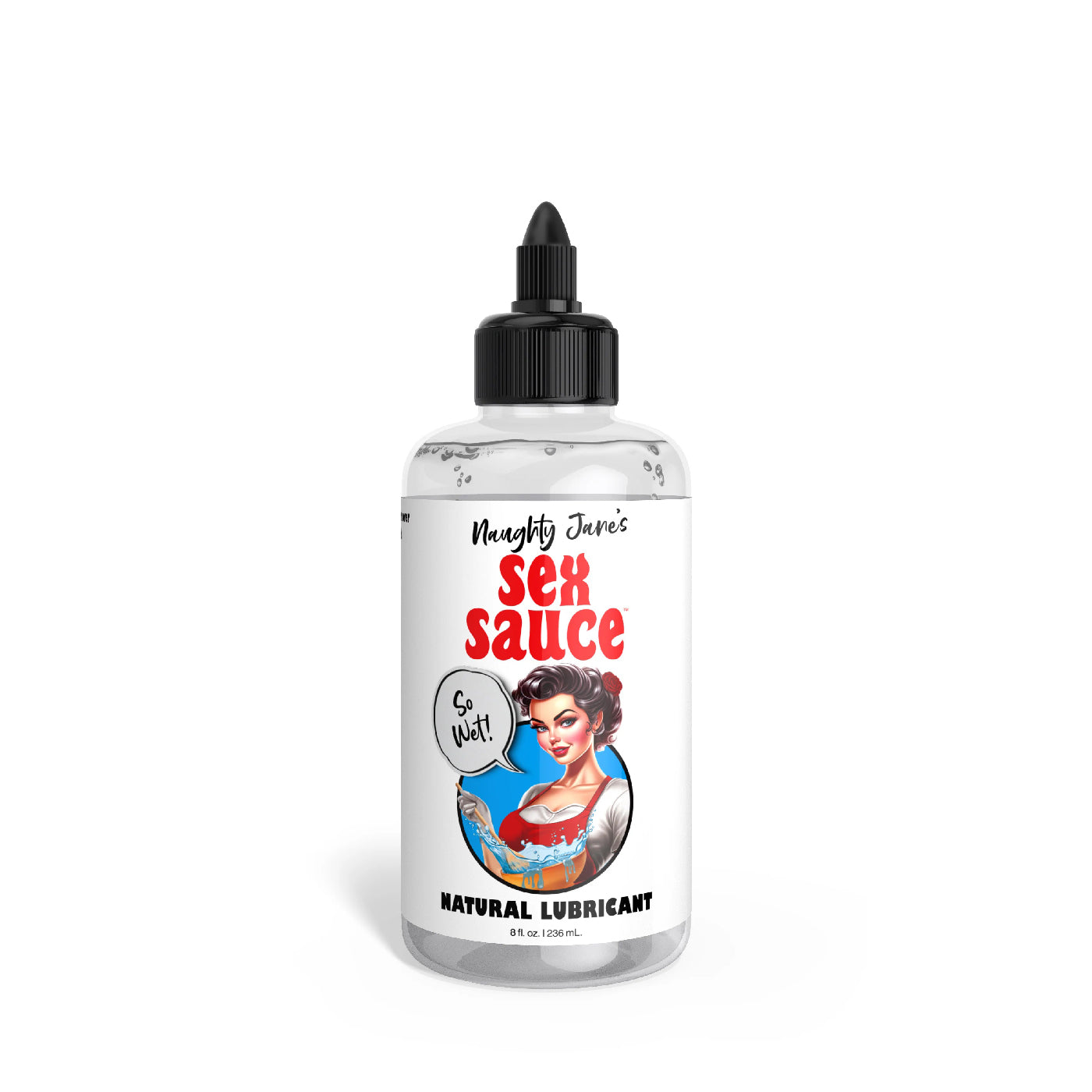 Naughty Jane's Sex Sauce Natural Lubricant 8oz-3