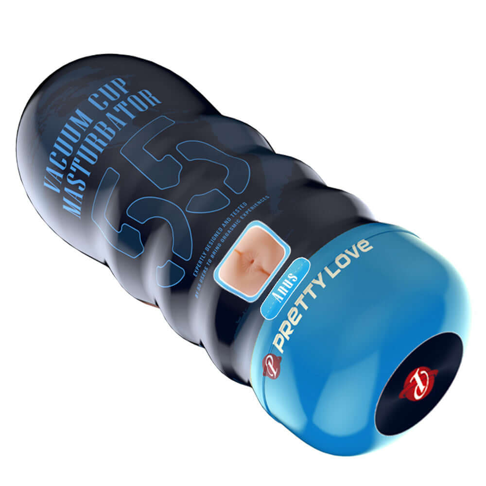 Pretty Love Pocket Anus Stroker, a vacuum cup male masturbator for intense stimulation.