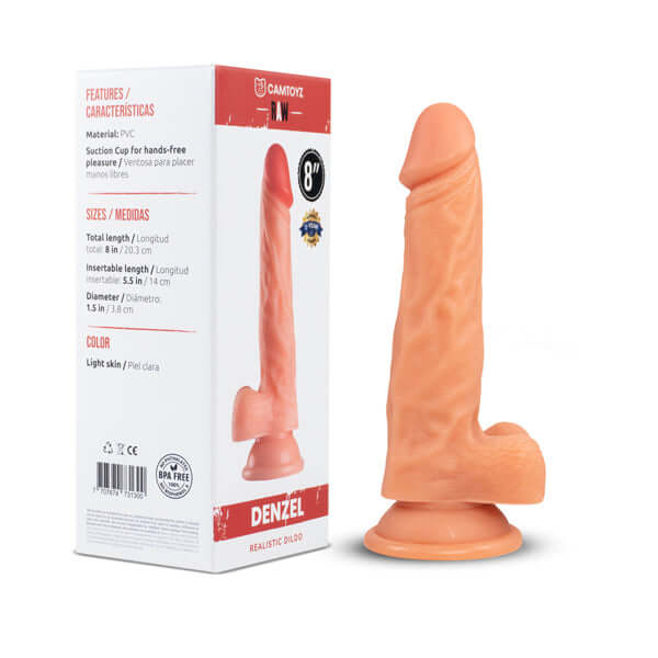 Raw Realistic Dildo Denzel - Light-1
