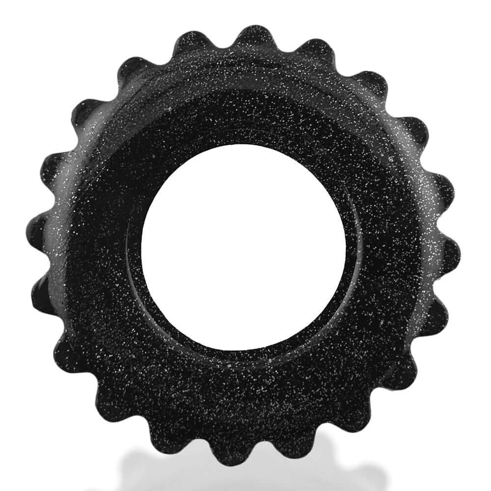 Plushy Single Ring - Black Mica-2
