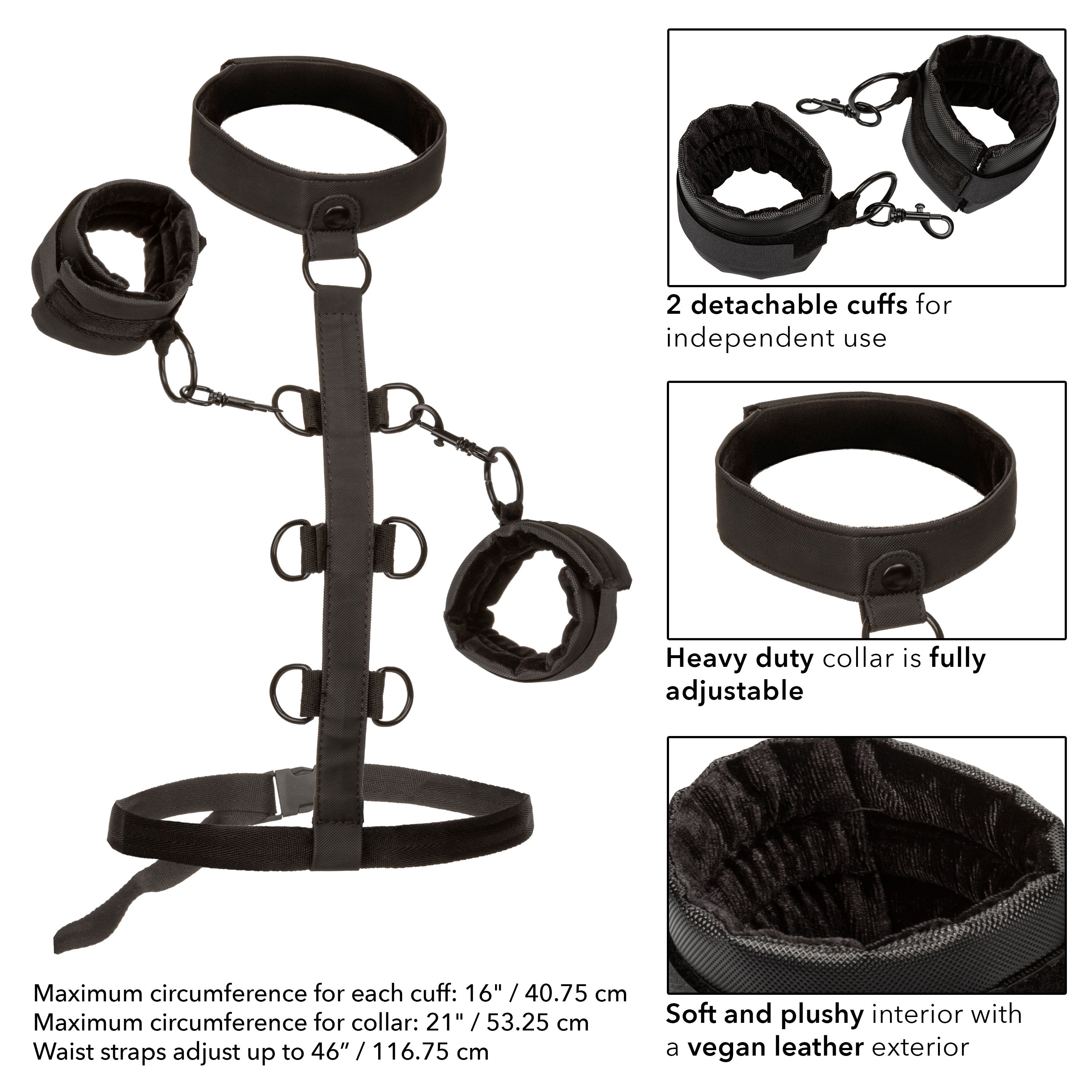 Boundless Collar Body Restraint - Black-4