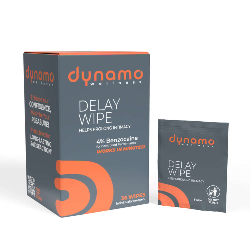 Dynamo Wellness Delay Wipe 4% - 36 Pack-0