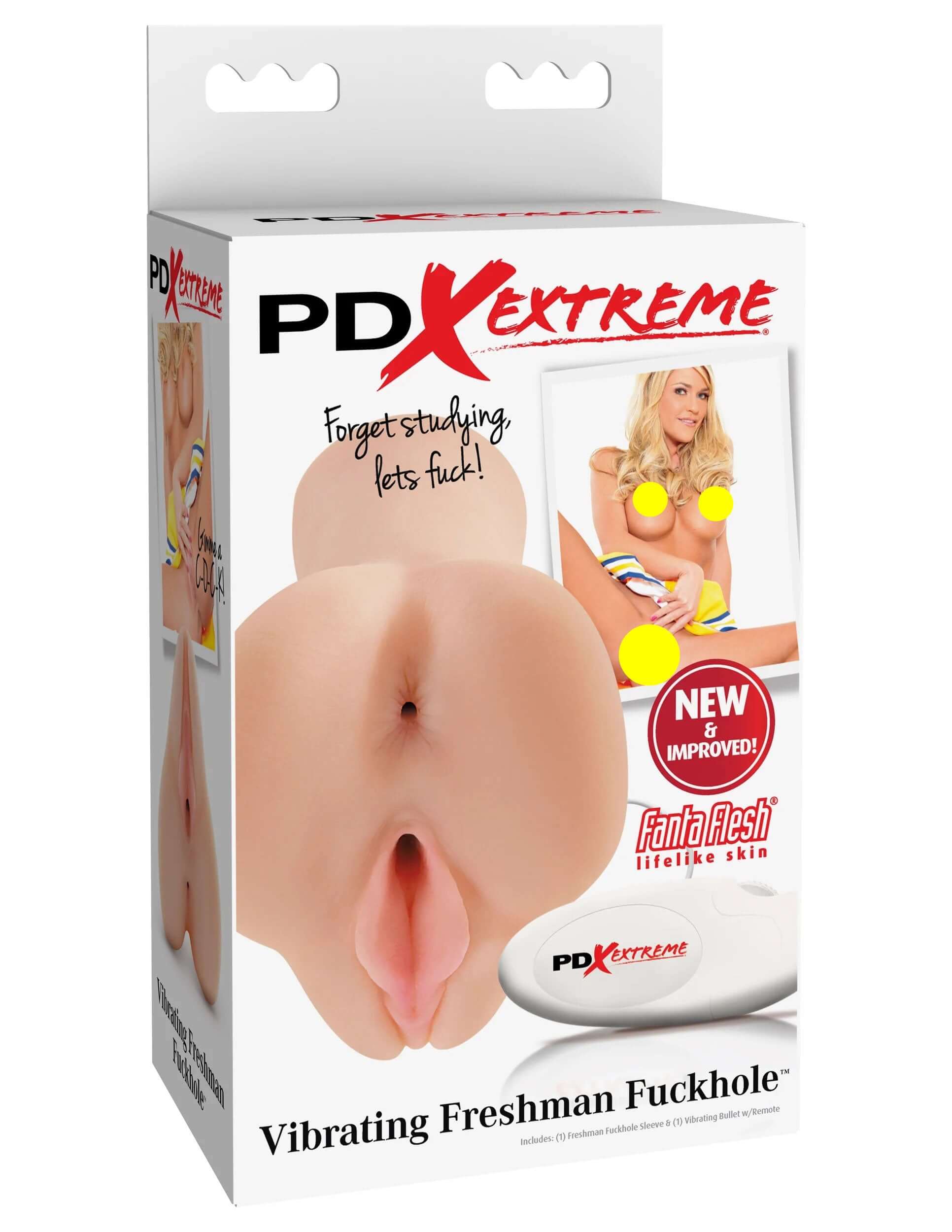 Pipedream Extreme Vibrating Freshman Fuckhole-3
