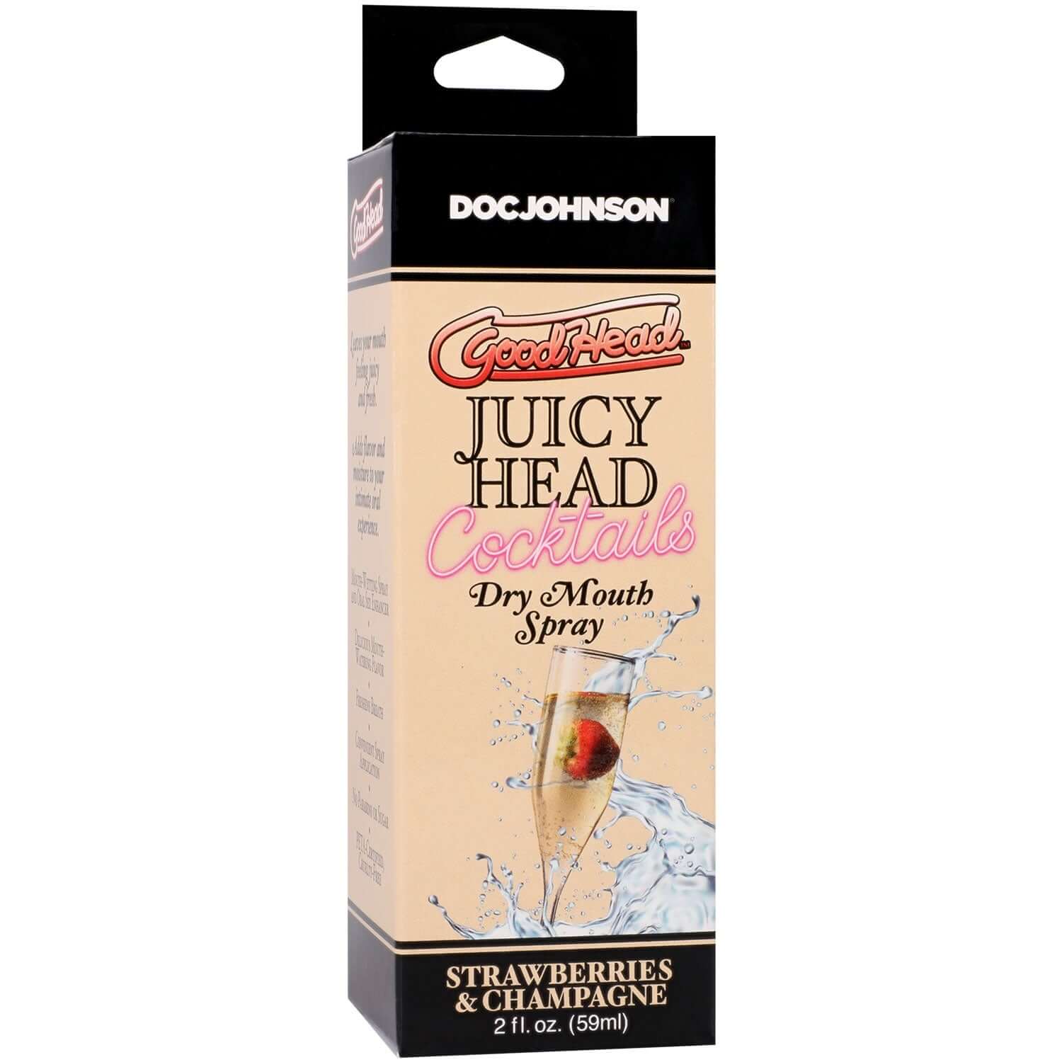 Goodhead - Juicy Head - Cocktails Dry Mouth Spray Strawberries/champagne - 2oz-0