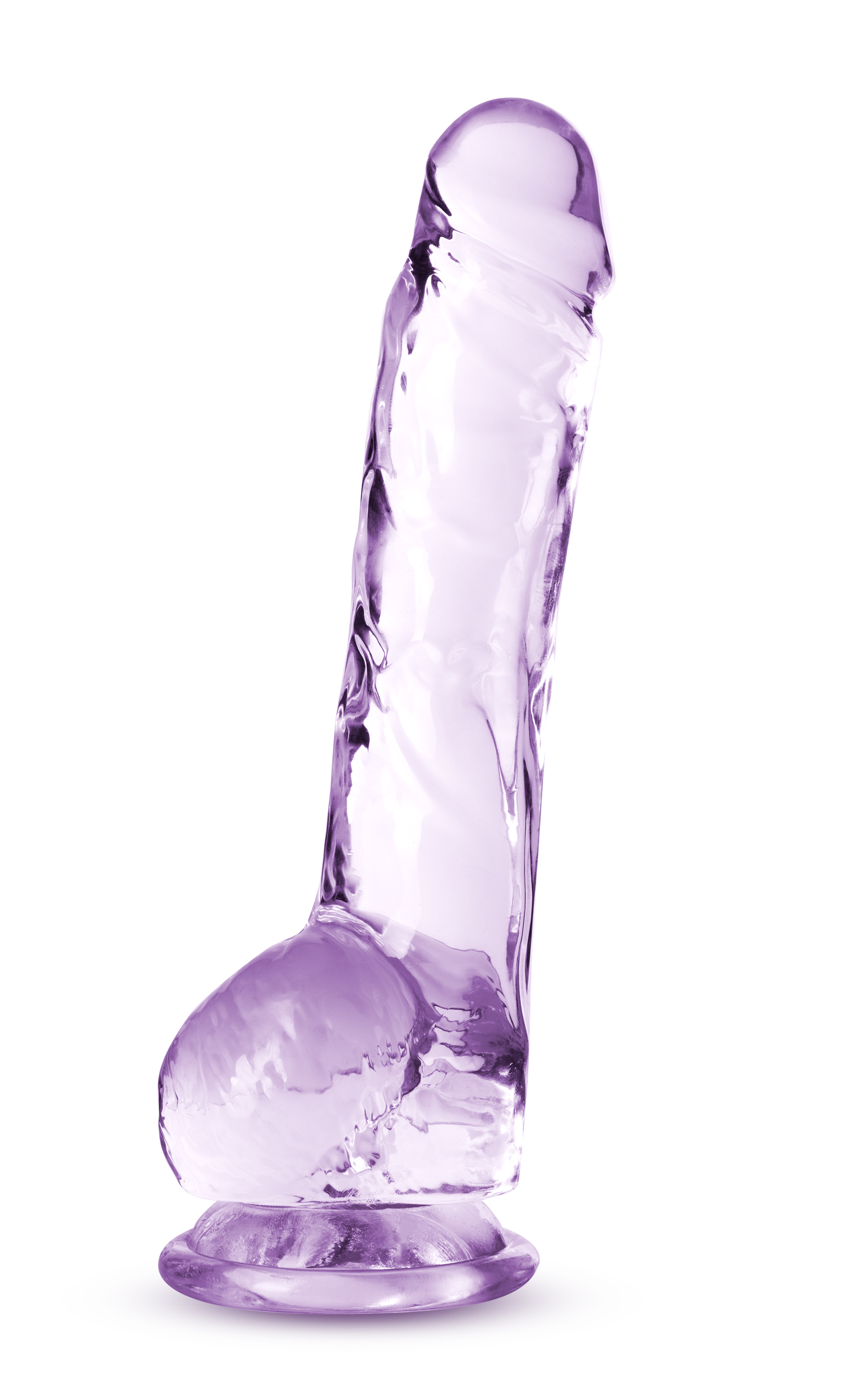 Naturally Yours - 8 Inch Crystalline Dildo - Amethyst-1