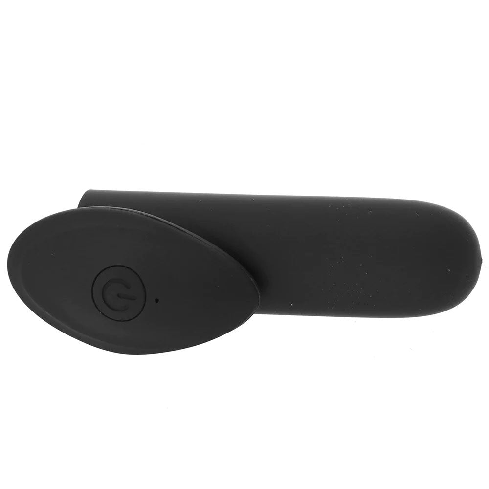 Pink Pussycat Vibrating Remote Control Bullet - Black-3