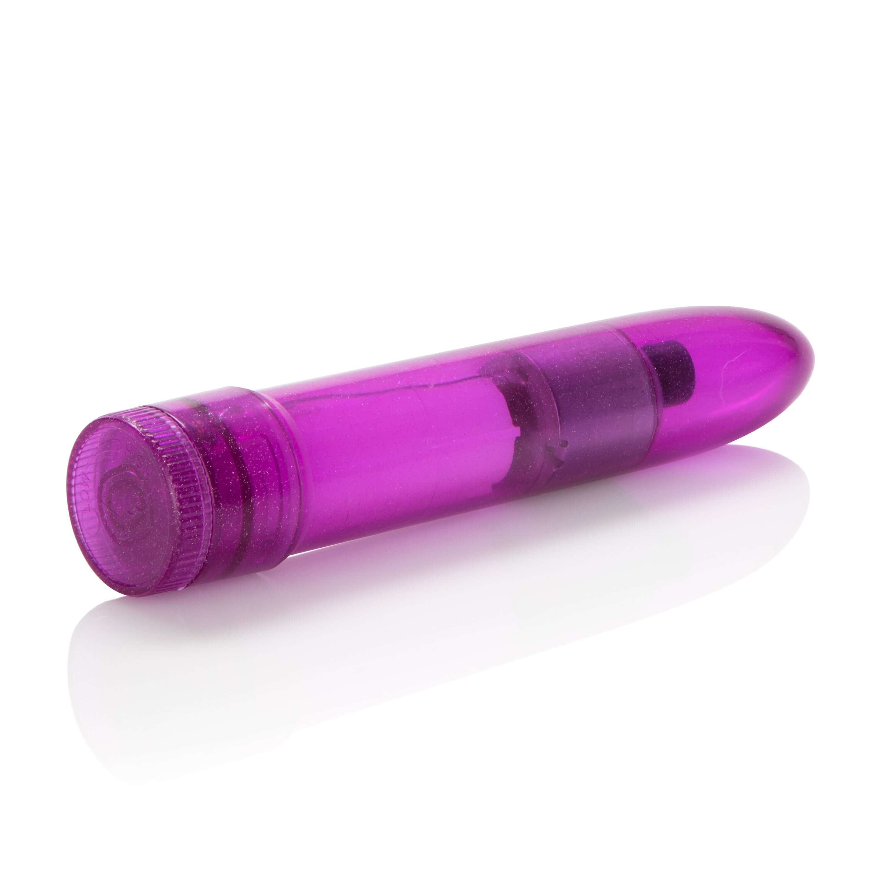 Mini Pearlessence Vibe Purple, a compact and powerful purple vibrator from CalExotics.