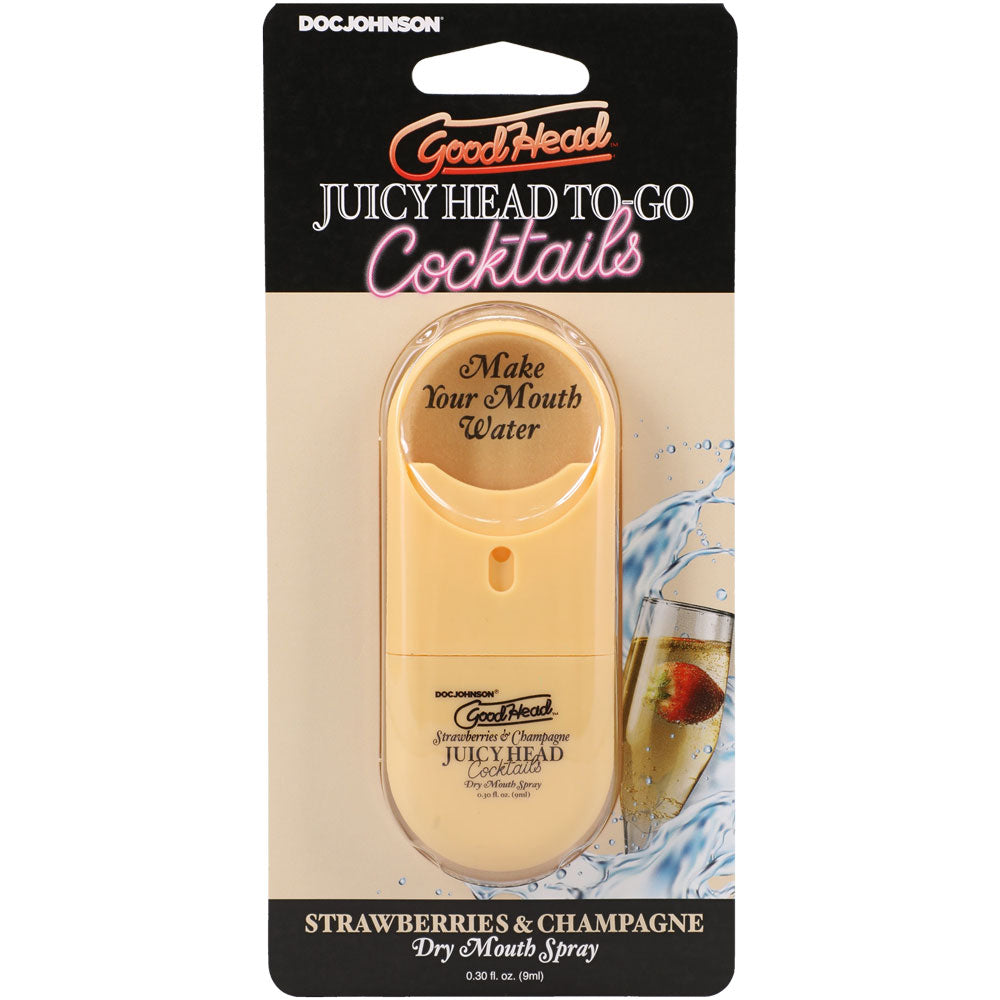 Goodhead Juicy Head Cocktails Dry Mouth Spray to-Go - Strawberries/champagne-0