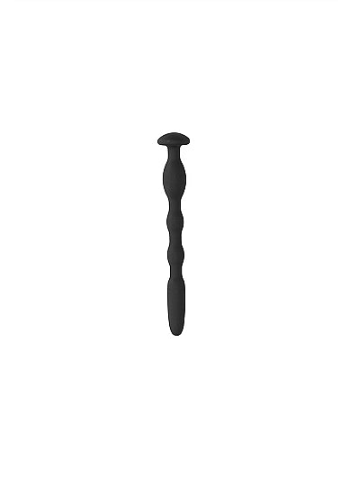 Ouch Silicone Penis Plug With Ribbing 0.4 Inch 11mm ribbed urethral plug for distinctive sounding sensations.