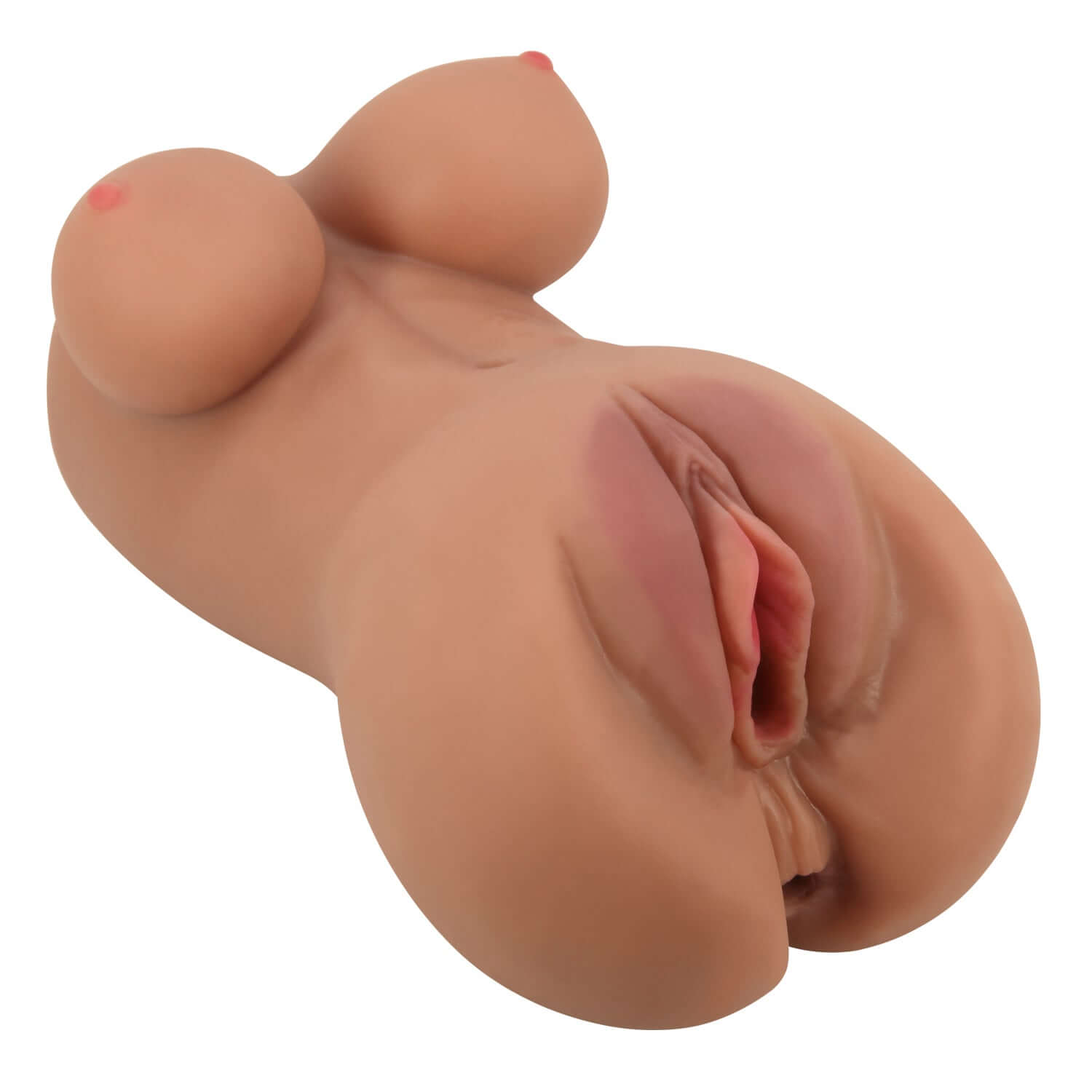 Realistic vaginal masturbator with soft material, featuring a seductive design for ultimate sensual pleasure.