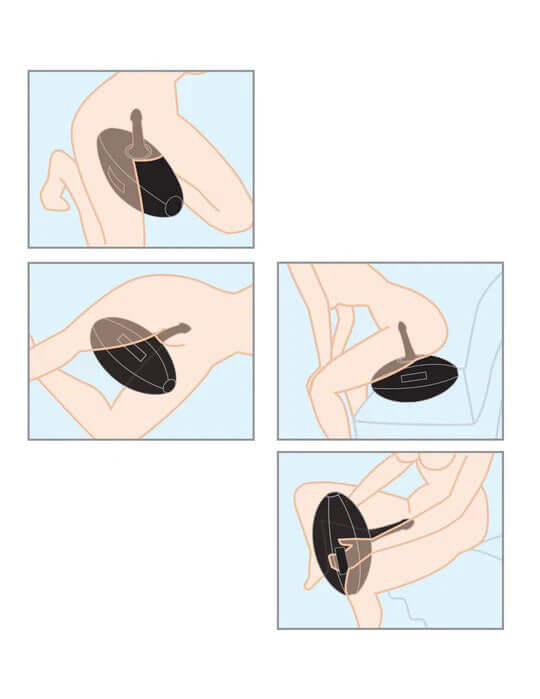 Fetish Fantasy Series Body Dock Inflatable Love Ball - Black-3