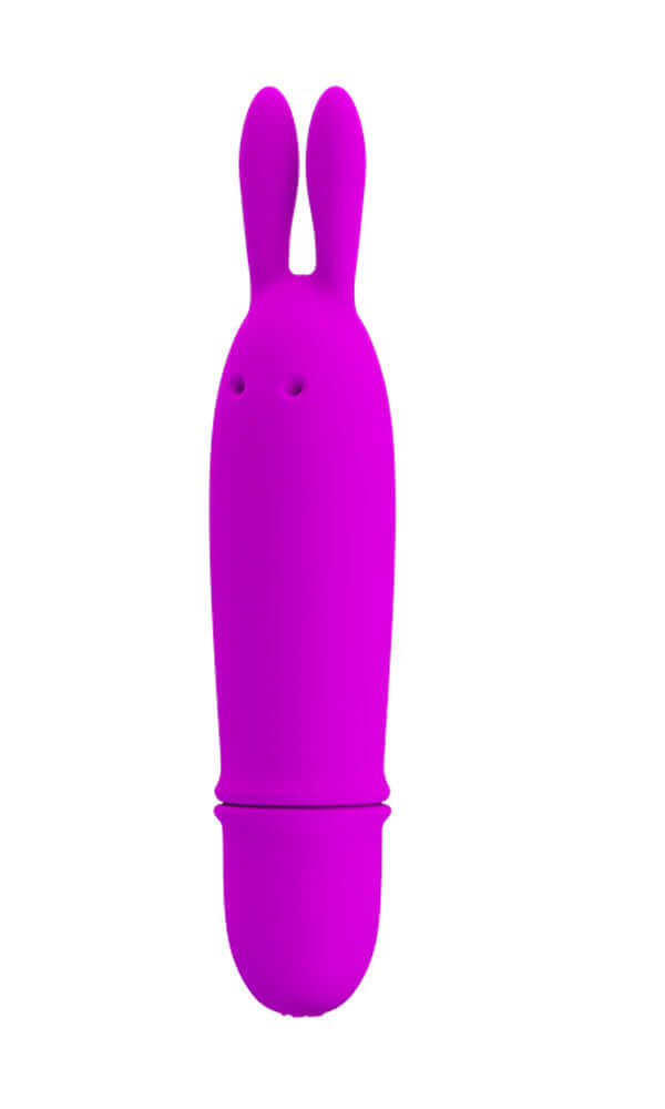 Pretty Love Bunny Vibrator Boyce in vibrant pink silicone, designed for targeted stimulation and comfort.