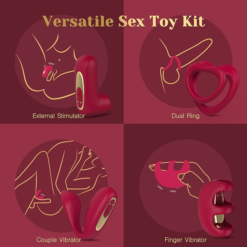 Tracys Dog Love Vibrators Kit showcasing versatile sex toy options and accessories for intimate enjoyment.