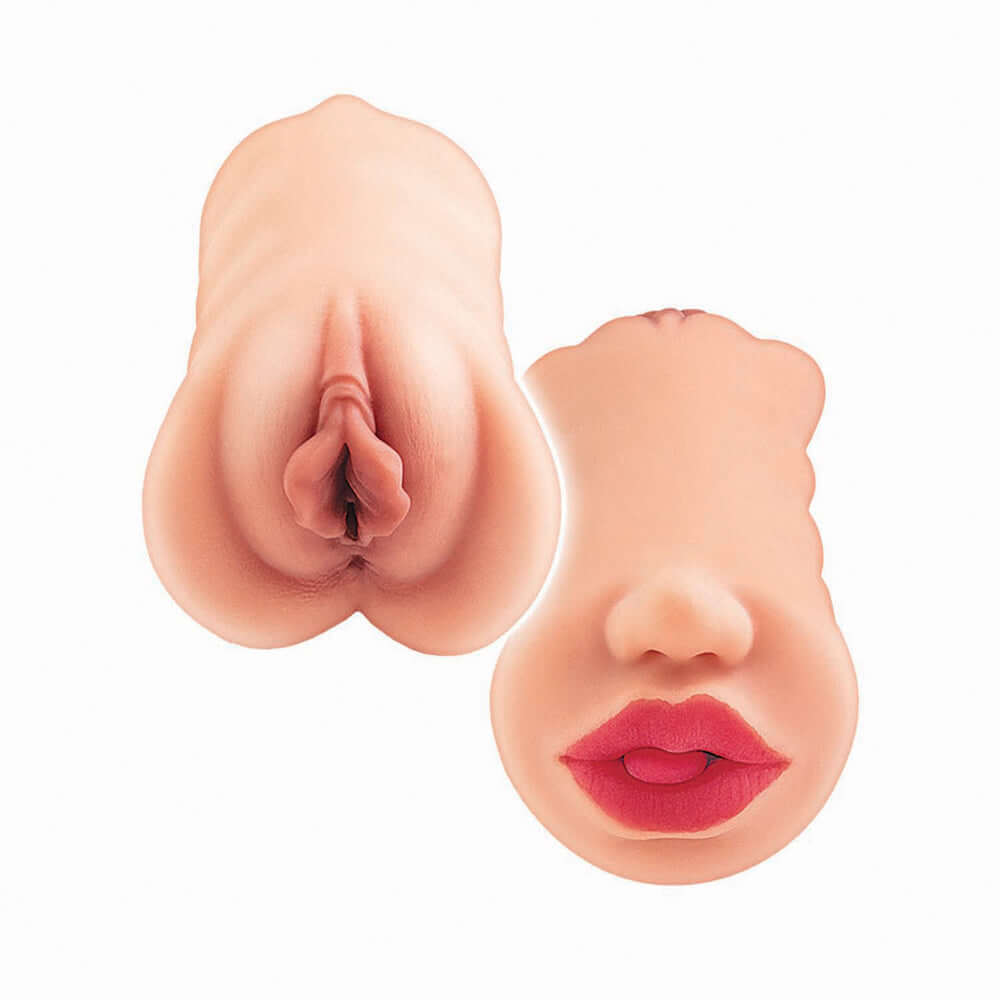 Always Horny Masturbator Double Sided Stroker - Beige-3