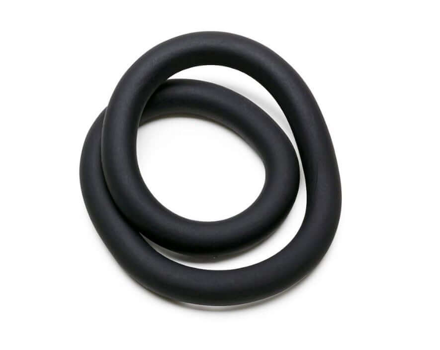 Perfect Fit Hefty Wrap Ring 12 inch Silicone Black flexible silicone support ring