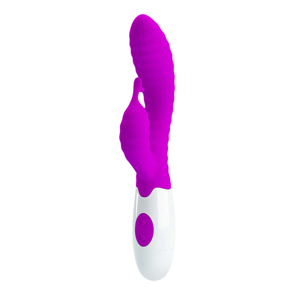 Pretty Love Hyman G-Spot Vibrator in vibrant purple, designed for targeted internal stimulation and comfort.