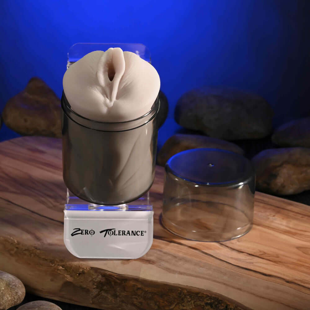 Sasha Grey Movie With Mini Vagina Stroker, realistic design with textured interior for enhanced experience.