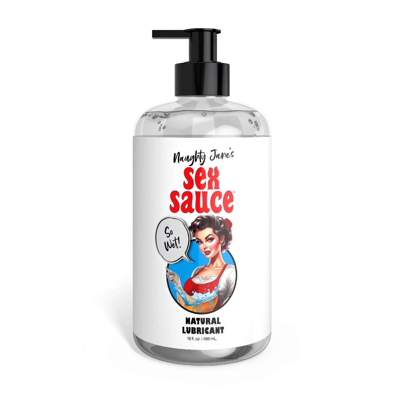 Naughty Jane's Sex Sauce Natural Lubricant 16oz-3