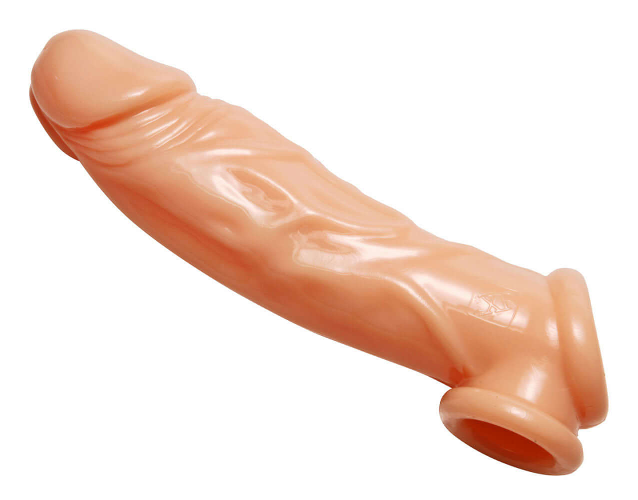 Realistic Flesh Penis Enhancer and Ball Stretcher-0