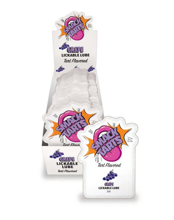 Smack Tarts Lube 3ml Pouch Display 36pc - Sour Grape-0