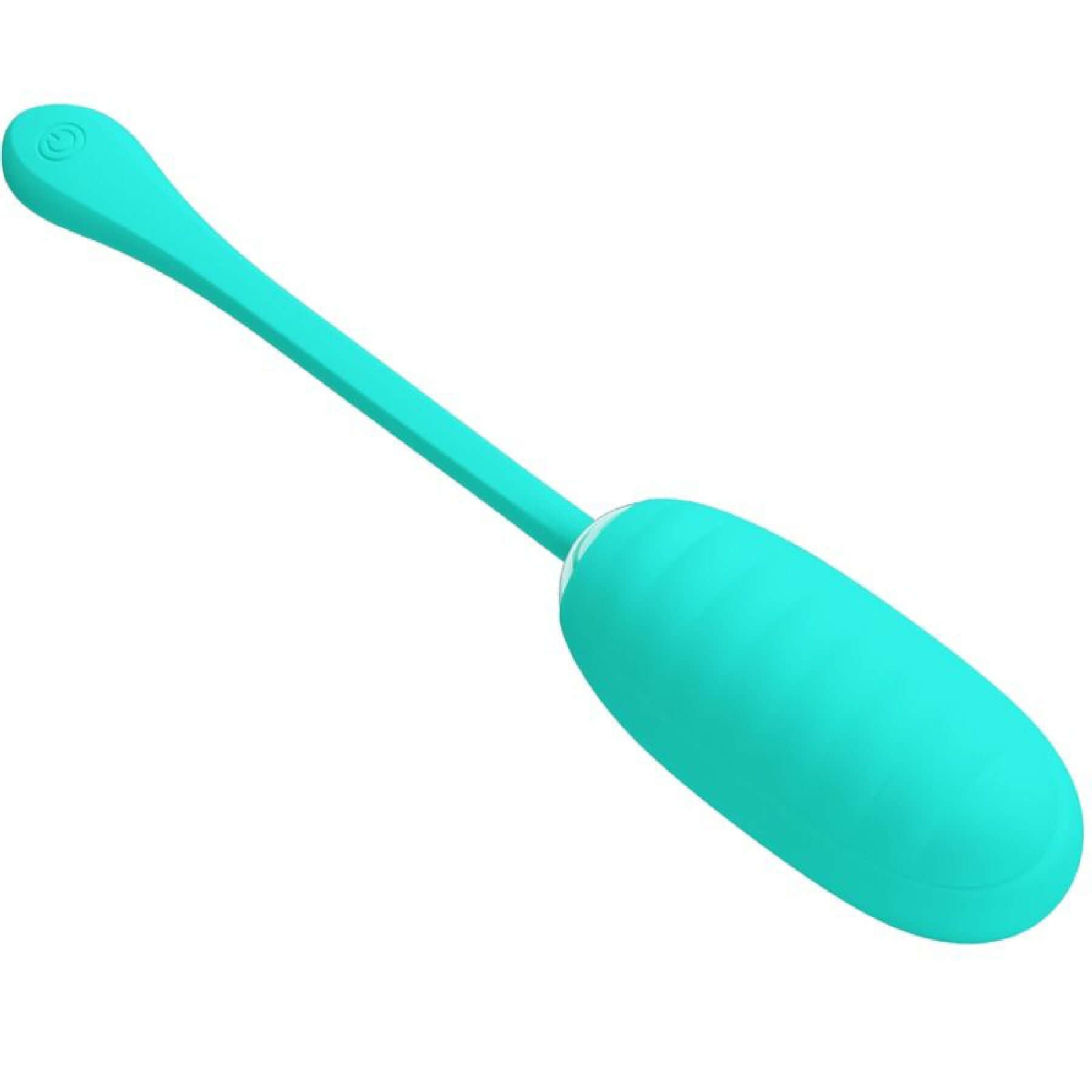 Kirk Rechargeable Vibrating Egg - Turquoise; discreet pleasure on the go, precise stimulation, perfect for foreplay and daily use
